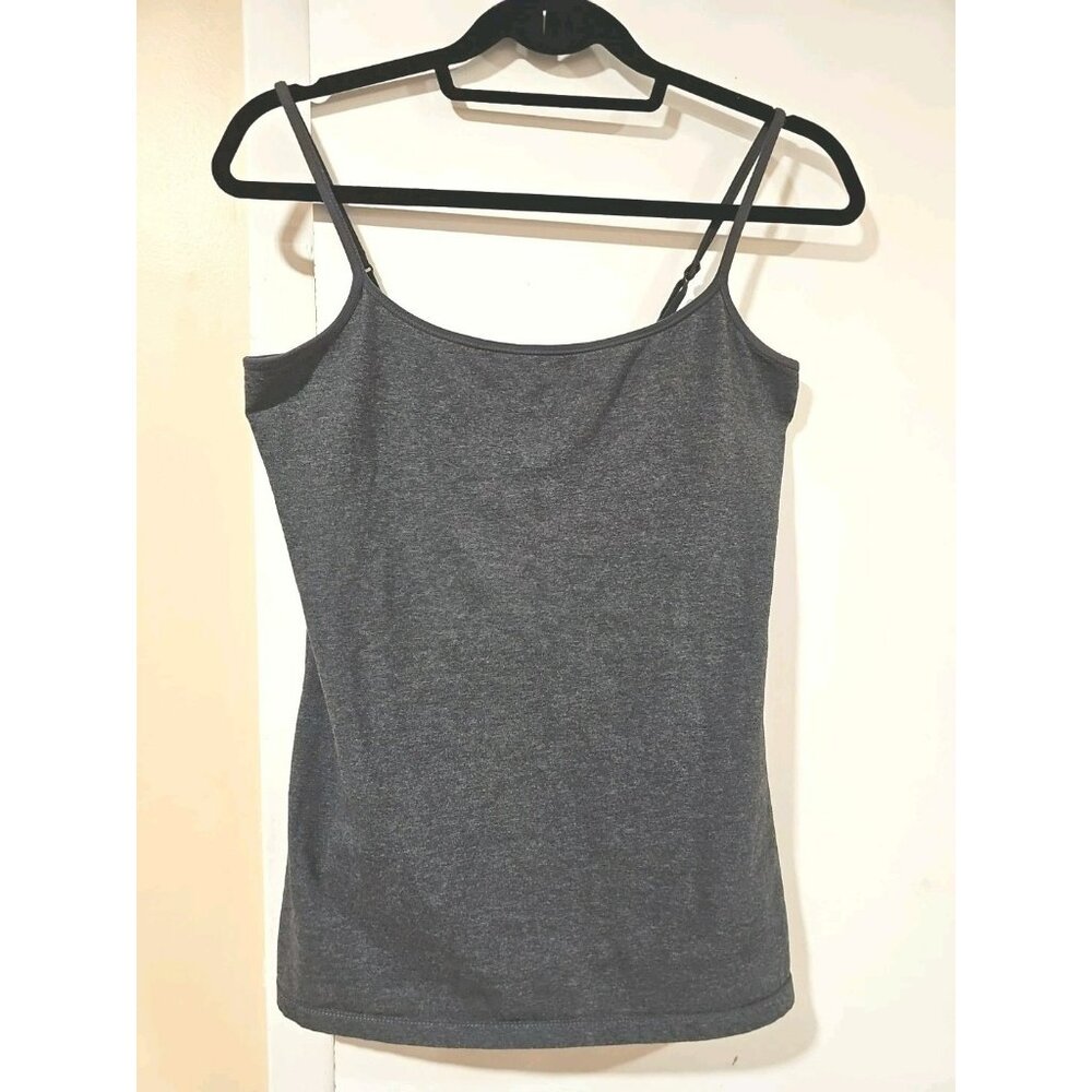 ALT Bella Swan Nicole Miller Tank Top Sz Large Gray Stretch Twilight Y2K
